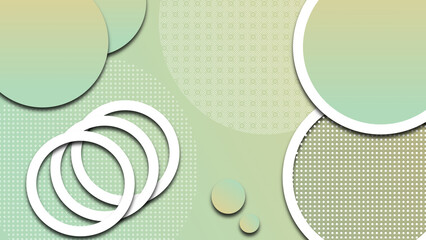 light green circles background