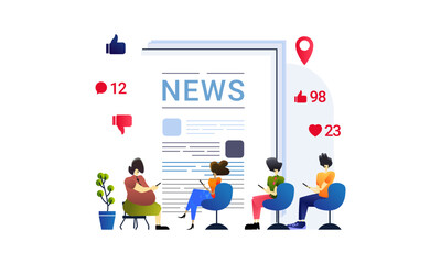 discuss the news that has been read,  discussion about the news