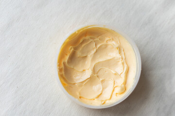 Bottles with cosmetic body lotion for hygiene. Health care, cosmetics	