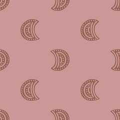 Seamless pattern with abstract ornament. Vector illustration for surface design. 