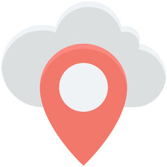 Online Navigation Colored Vector Icon