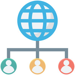 Users Colored Vector Icon