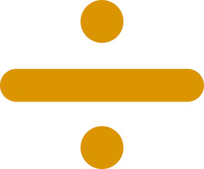Png division icon isolated