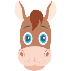 Mule Colored Vector Icon