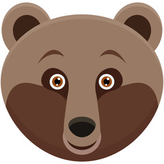 Bear Colored Vector Icon