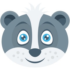 Bear Colored Vector Icon