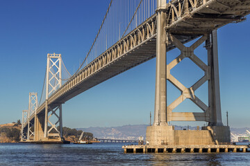 San Francisco – Oakland Bay Bridge. Most wiszący.