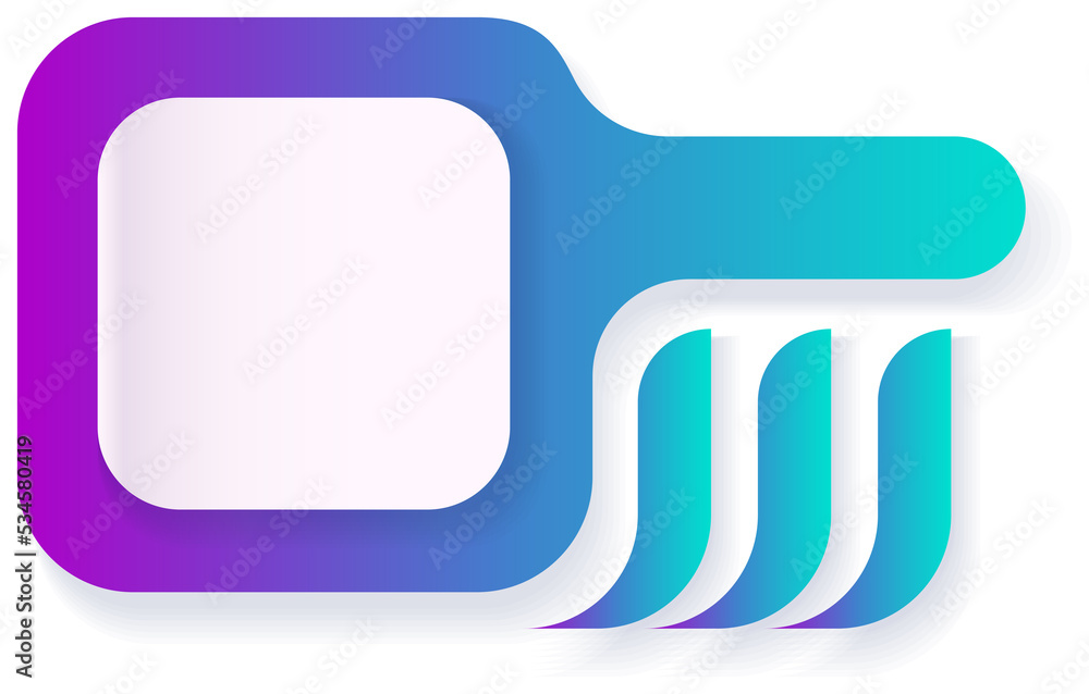 Poster bullet point, infographic design element. png with transparent background.