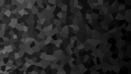 black and white gradient color of geometric rumpled crystal in low polygon style. gradient illustration graphic pattern background. graphic polygonal design for your business.