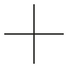 Pie chart, diagram divider. Black line, strokes, divides in quarter, in four, 4, parts. Isolated png illustration, transparent background for overlay, montage, presentation. Business concept.	