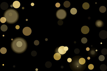 Gold glitter confetti, great design for any purpose. Party decor.