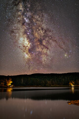 Milkyway over the lake