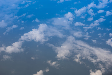 Blue sky with clouds