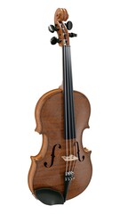 Obraz na płótnie Canvas classical violin on a white background. 3d rendering.