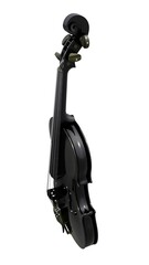 classical violin on a white background. 3d rendering.