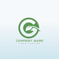 Green eCommerce store vector logo