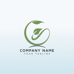Green eCommerce store vector logo