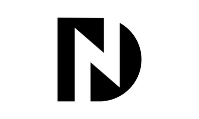 DN logo letter alphabet