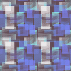 Seamless geometric texture pattern, rectangles, paper texture.