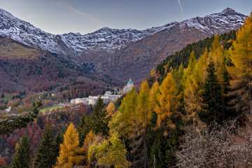 autumn in the mountains - obrazy, fototapety, plakaty