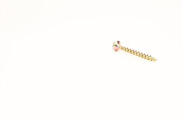 screws isolated on white 