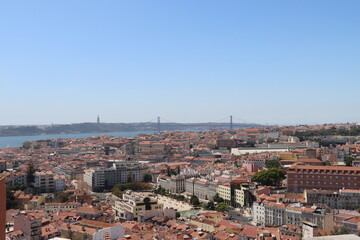 Fototapeta na wymiar panorama of Lisbon in Portugal 