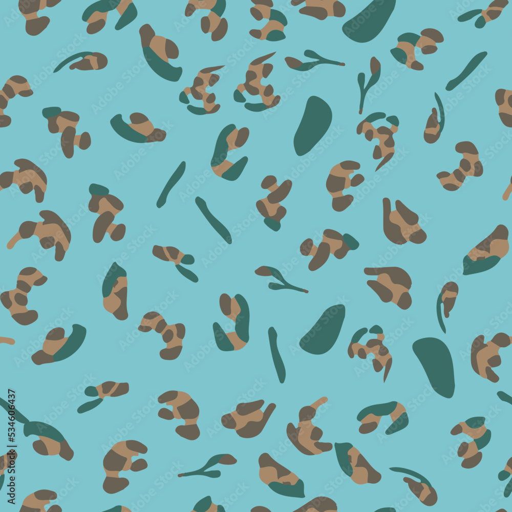Poster seamless abstract doodle background pattern in bright summer positive colors. hand-drawn abstract pa