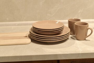 Decor in the kitchen. Interior