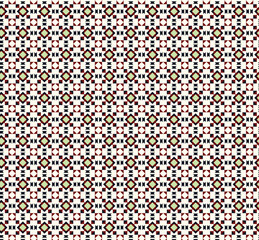 seamless geometric+ikat pattern 