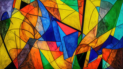 Abstrakt - Hintergrund - Backdrop - AI Digital