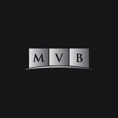 Obraz premium Letter Logo with the letters MVB