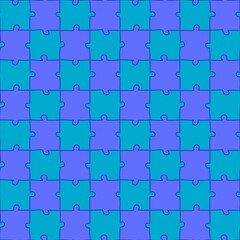 Game puzzles cartoon seamless kids pattern for wrapping and clothes print and school and fabrics and teamwork