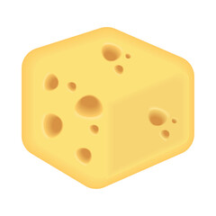 cheese flat realistic