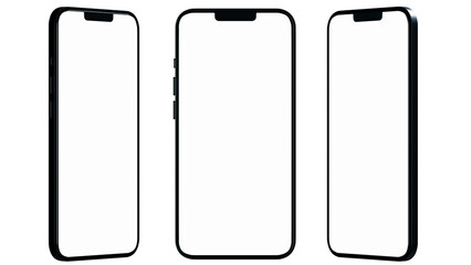 3D digital render of phone mock-up.