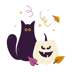 Halloween vector composition.