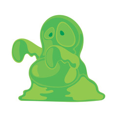 halloween jelly monster character