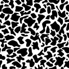 Seamless Cow print pattern – farm skin pattern seamless