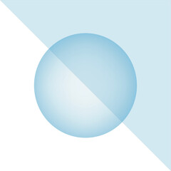 abstract blue sphere The vector blue