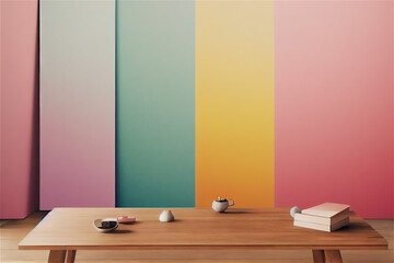 Abstract Room Illustration