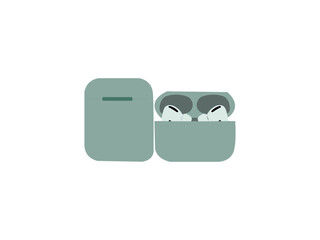 Earphone vector icon.