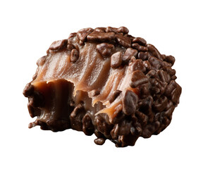 Brigadeiro.Traditional brazilian sweet chocolate. Granulated chocolate.