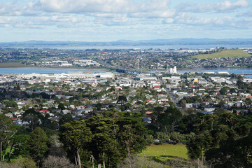 Overlooking the Auckland suburb of Onehunga