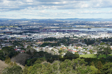 Overlooking the Auckland suburb of Penrose