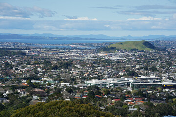 Overlooking the Auckland suburb of Mt Wellington