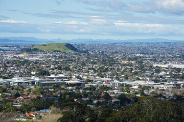 Overlooking the Auckland suburb of Mt Wellington