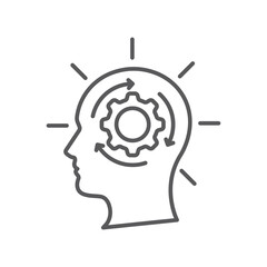 Realization icon. Simple creative element. Realization icon for templates, infographics, and banners