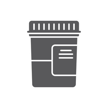 recommend clip art: Urine test icon. Medical clipart isolated on white background