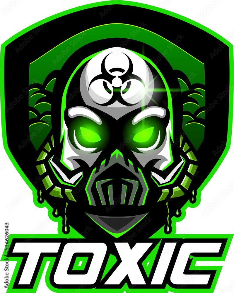 Sticker Skull esport mascot 