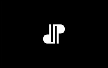 Obraz premium logo inisial dp