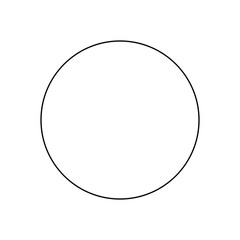 Perfectly even circle in a black circuit